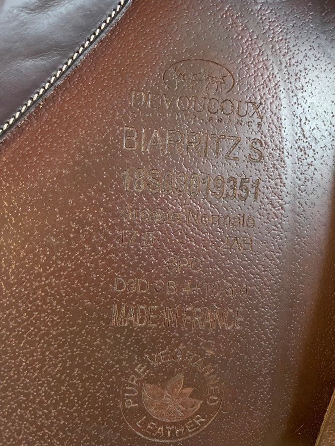 DEVOUCOUX 17.5” Devoucoux Biarritz S - 2018 - 2AB - 4.75” dot to dot (7)