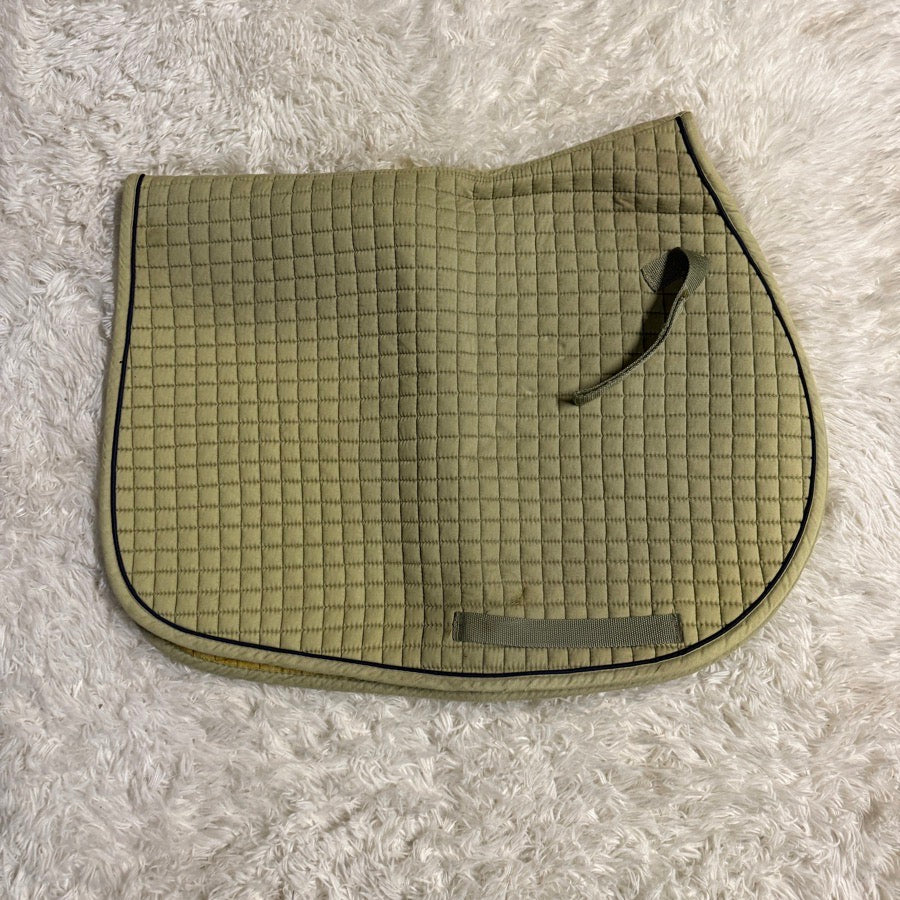 OTHER Green PRI Quilted English Horseback Riding Saddle Pad (2)