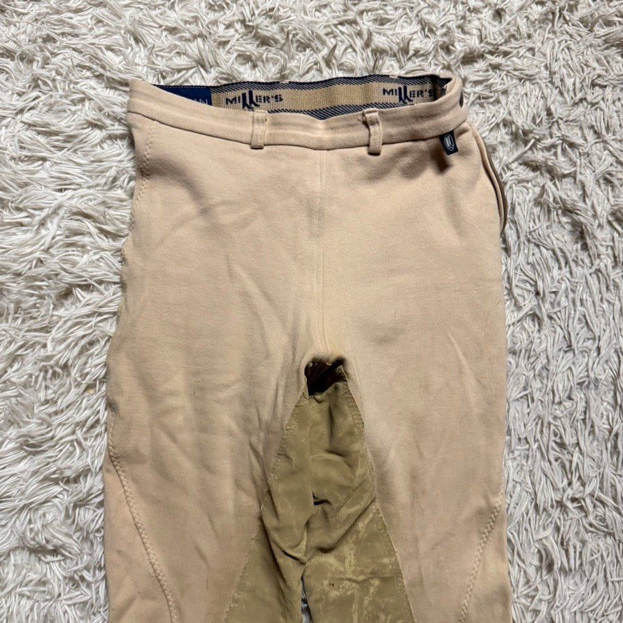 Women’s Size 26L Tan Miller’s Full Seat Horseback Riding Breeches