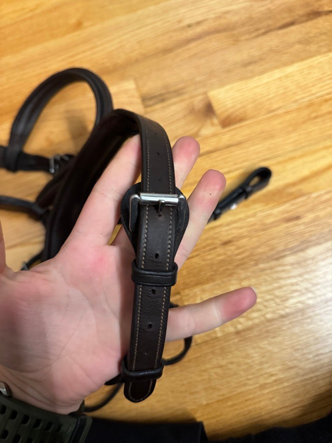 EXION ExionPro Fancy Stitched Hunter Bridle Oversize (5)