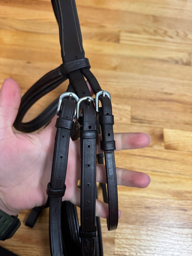 EXION ExionPro Fancy Stitched Hunter Bridle Oversize (7)