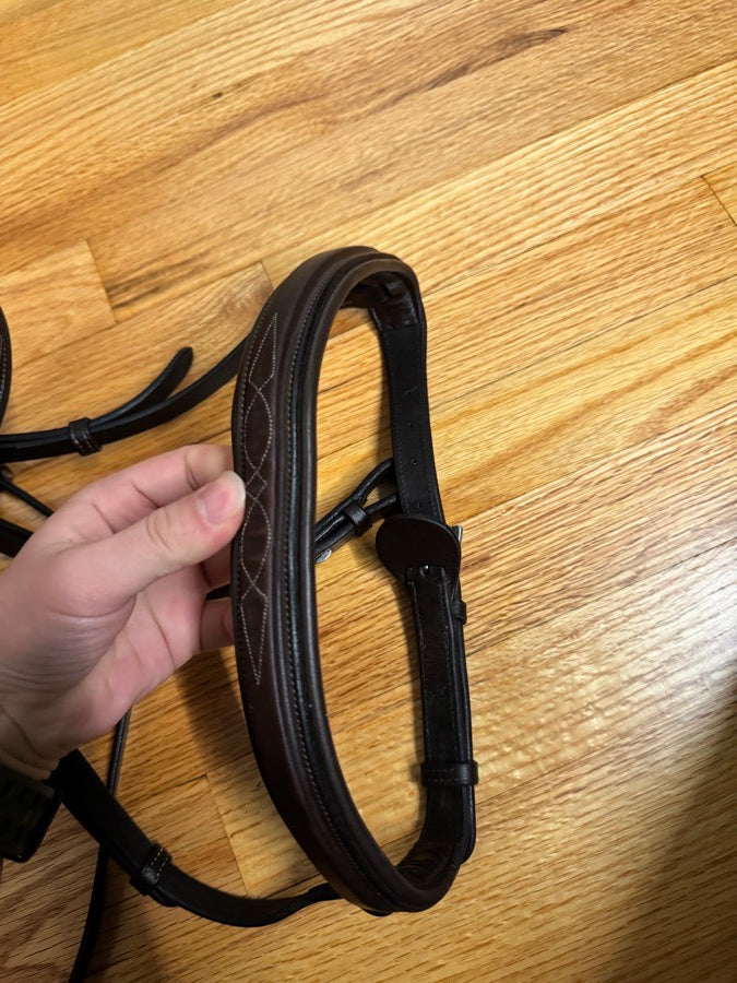 EXION ExionPro Fancy Stitched Hunter Bridle Oversize (4)