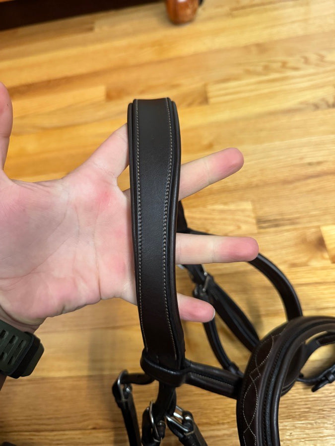 EXION ExionPro Fancy Stitched Hunter Bridle Oversize (2)