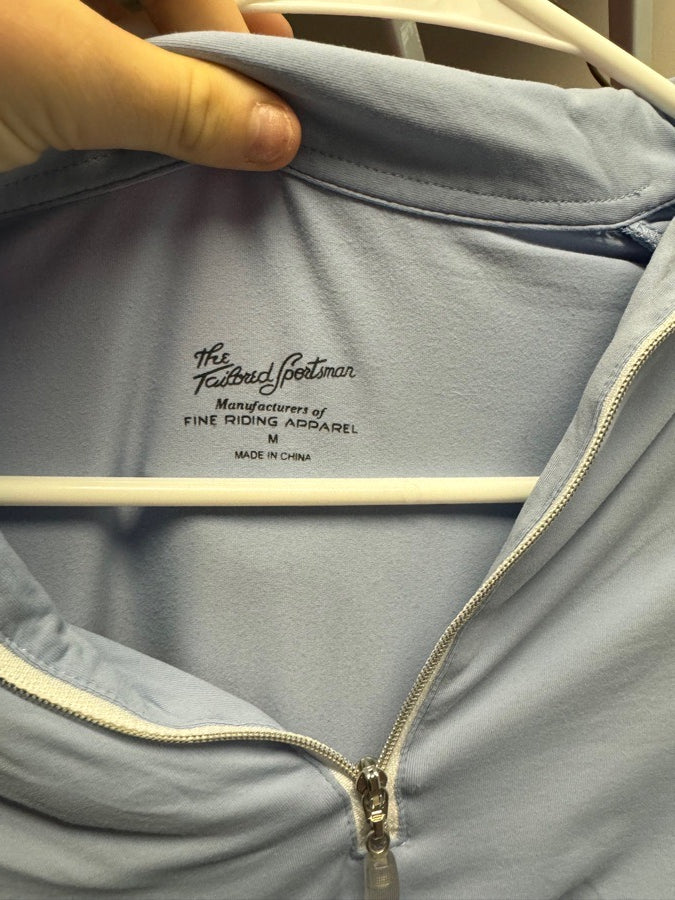 THE TAILORED SPORTSMAN Light blue TS shirt (2)