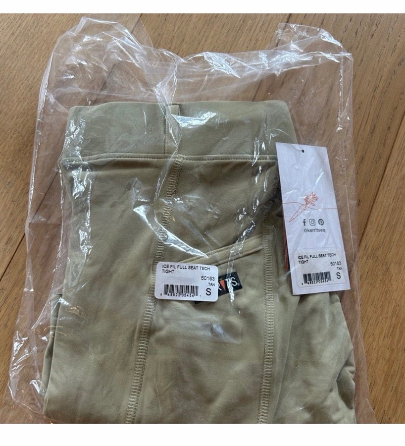 KERRITS Kerrits Ice Fil Full Seat Tight Size S Brand New (4)