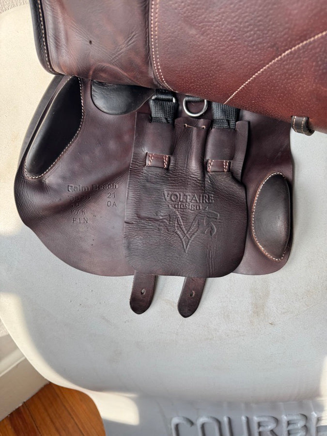 VOLTAIRE 16” 2021 Voltaire Palm Beach Saddle - 0A Flaps - Full Buffalo (5)