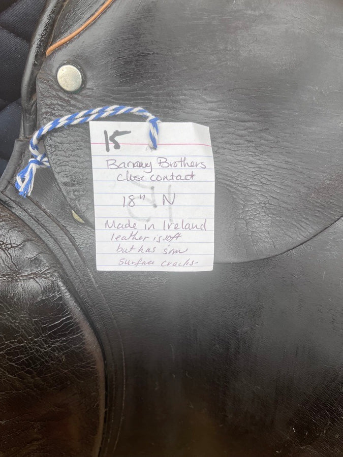 Other Berney Brothers Jump Saddle 18” N (2)