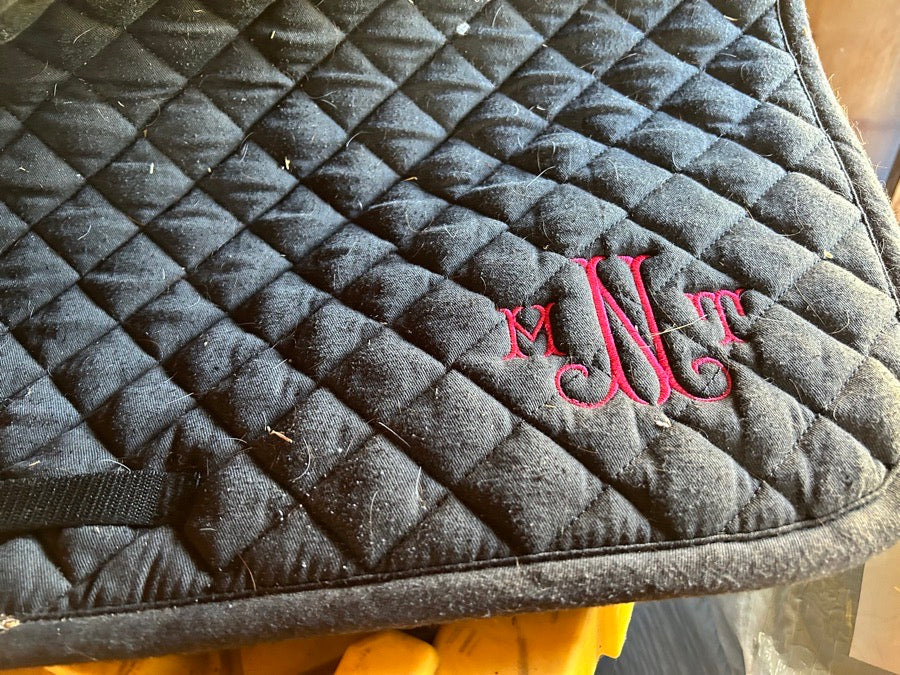 DOVER SADDLERY Black Saddle Pad (2)