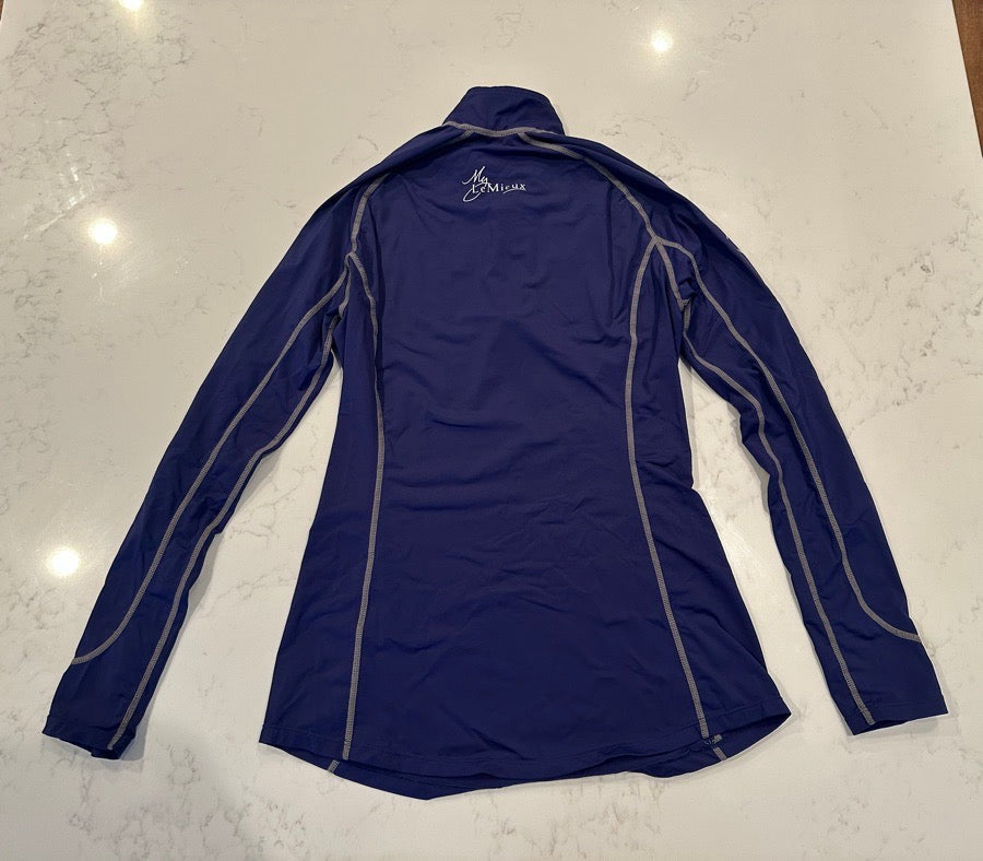 LEMIEUX Le Mieux Equestrian / Horseback Riding Long Sleeve Shirt XS (Color: Ink Blue) (2)