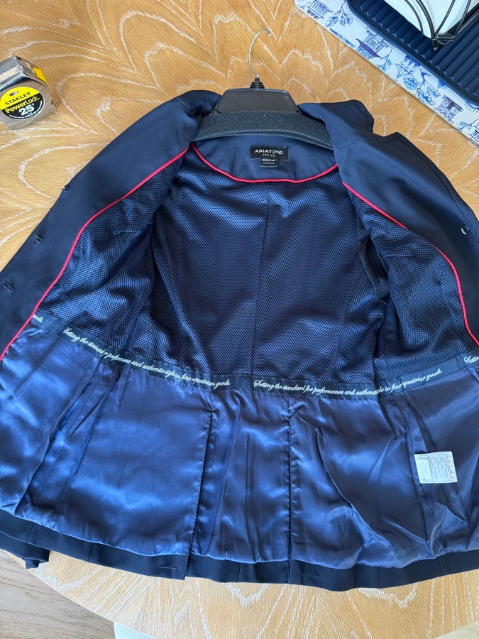 ARIAT ariat pro platinum navy show coat (4)