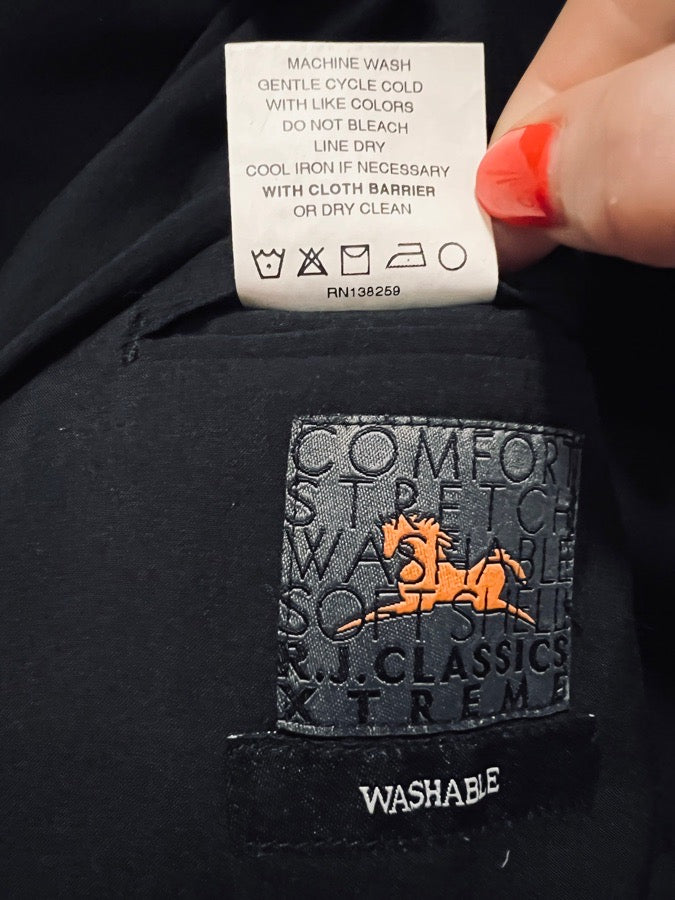 RJ CLASSICS RJ Classics Equestrian Show Jacket Orange Label in Black size 2R (3)