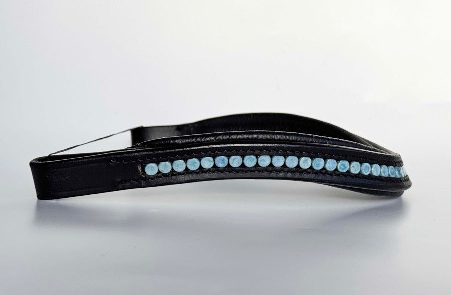 OTHER Blue Beaded Browband (3)