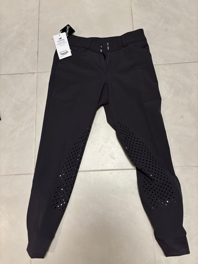 PIPER BY SMARTPAK Smartpak Piper Winter Essential Breeches NWT 28R Charcoal/Gray