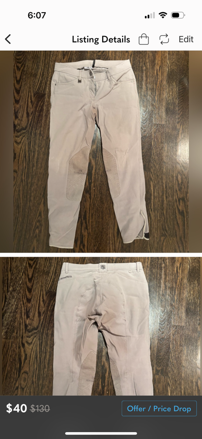 ROMFH Drytec Knee Patch Breeches