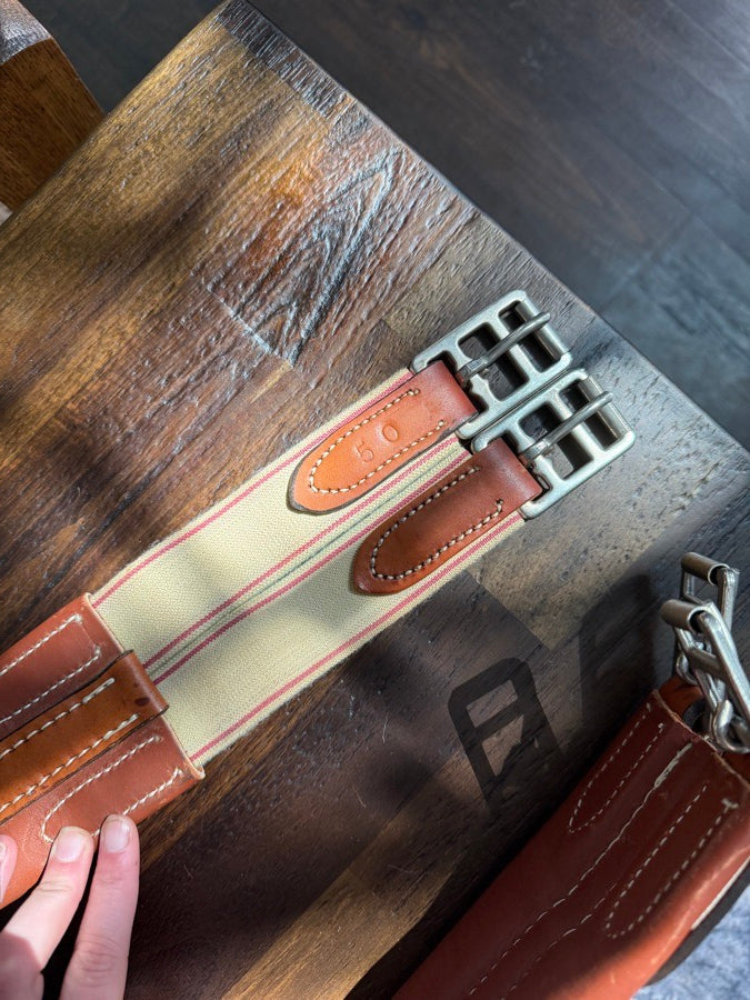 TREADSTONE 50” Treadstone Contoured Leather Girth (2)