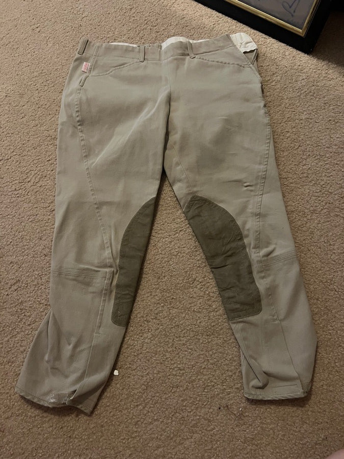 Tan Tailored Sportsman Breeches 28R