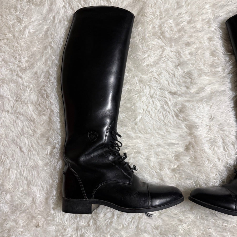 ARIAT Women’s Size 8.5 Med Height Full Calf Ariat Horseback Riding Tall Boots. Good Co (2)