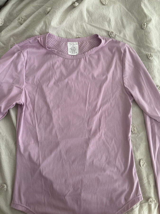 FREE RIDE EQUESTRIAN Free ride equestrian purple long sleeve top