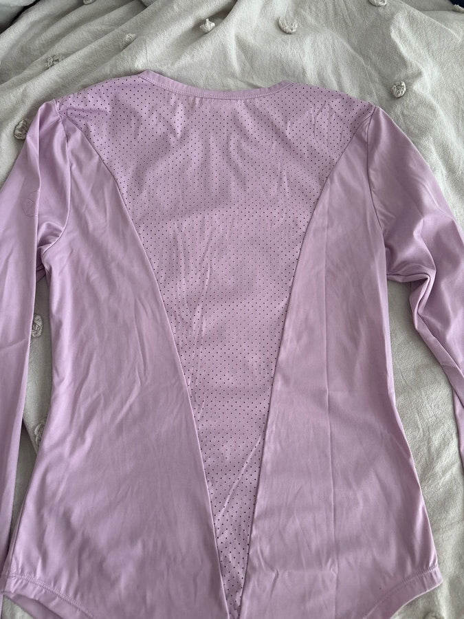FREE RIDE EQUESTRIAN Free ride equestrian purple long sleeve top (2)