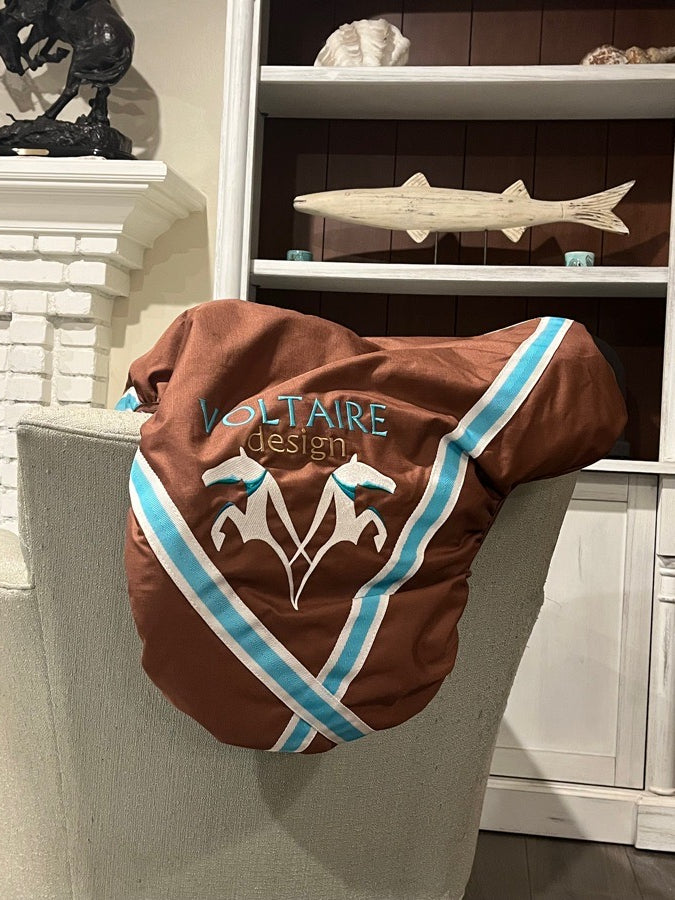 VOLTAIRE Voltaire Palm Beach saddle, 16.5” 2A Pro Panels, full buffalo (4)