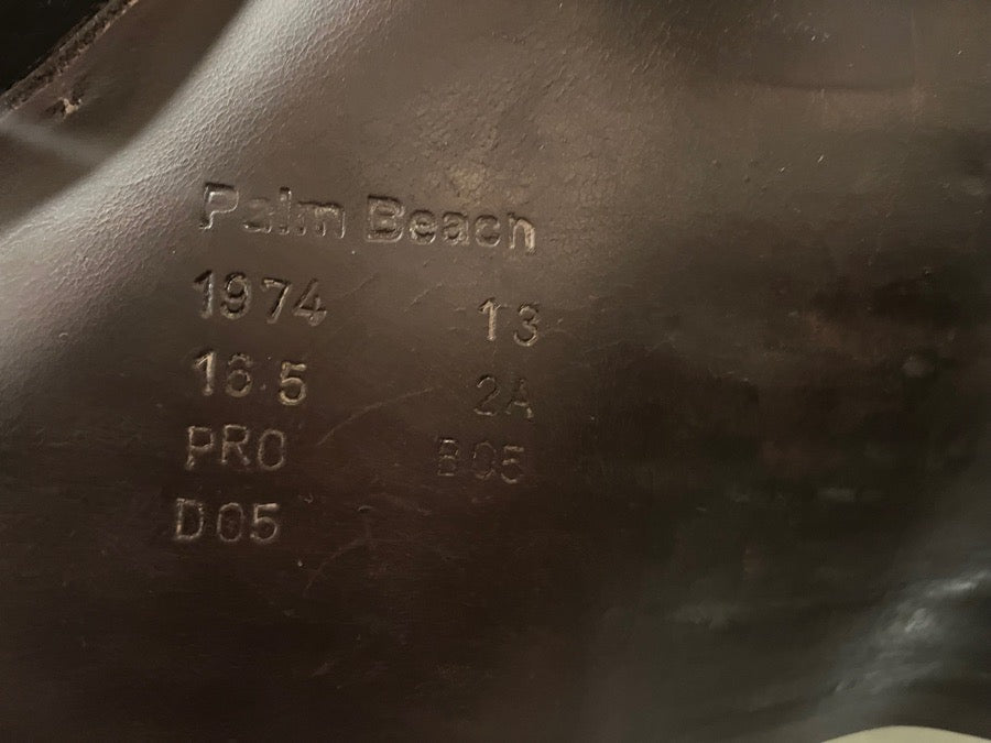 VOLTAIRE Voltaire Palm Beach saddle, 16.5” 2A Pro Panels, full buffalo (8)