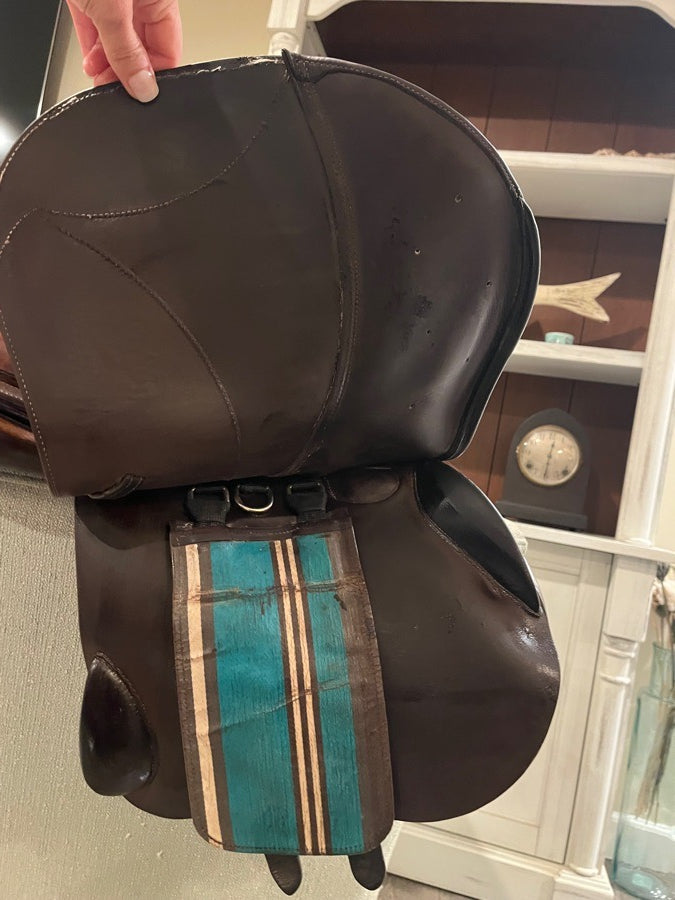 VOLTAIRE Voltaire Palm Beach saddle, 16.5” 2A Pro Panels, full buffalo (3)