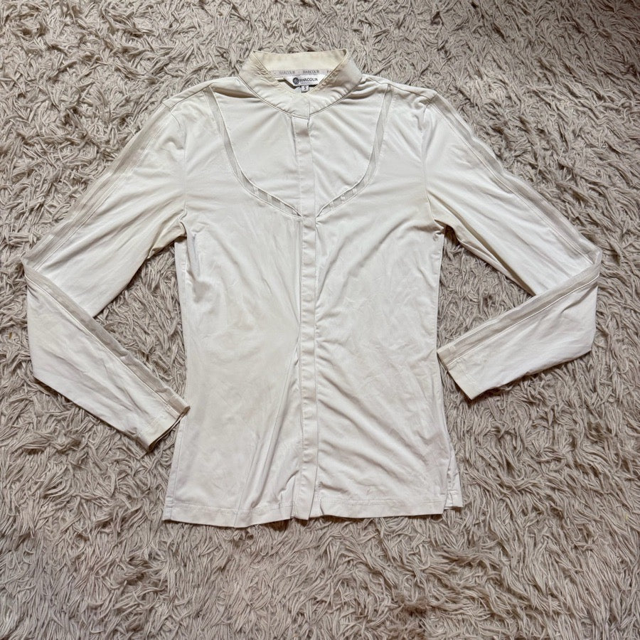 Other Women’s Small White Harcour Long Sleeve Horseback Riding Show Shirt