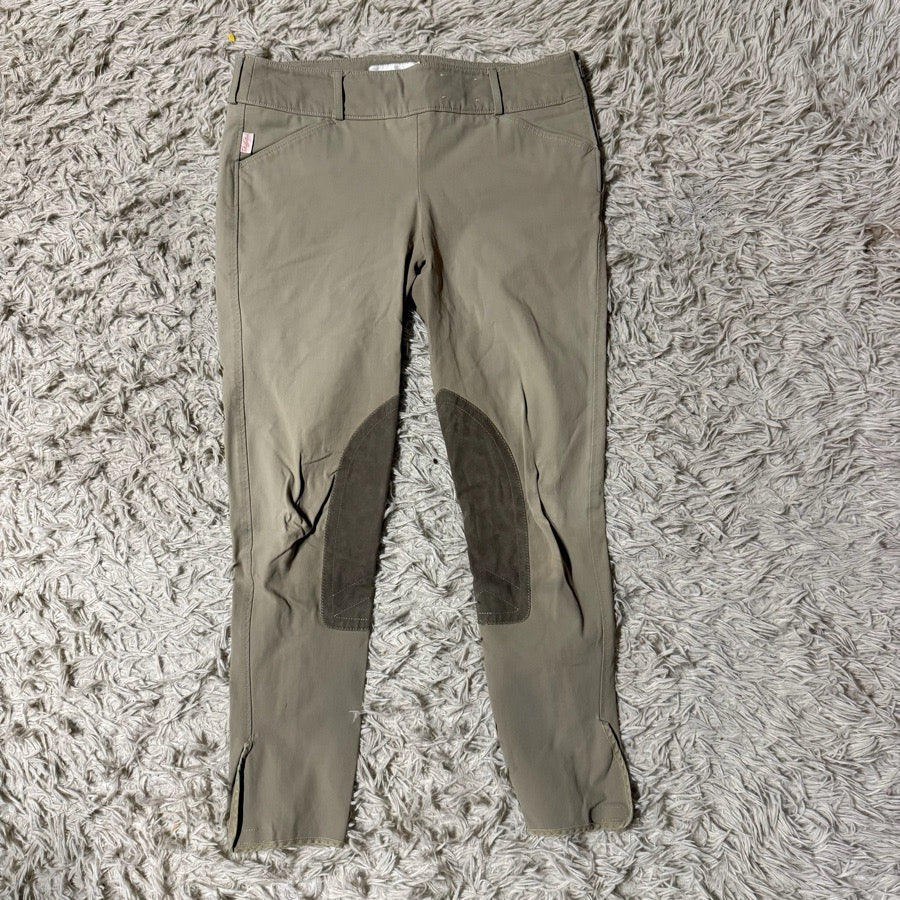 Women’s Size 32 Tan Tailored Sportsman Knee Patch Horseback Riding Breeches