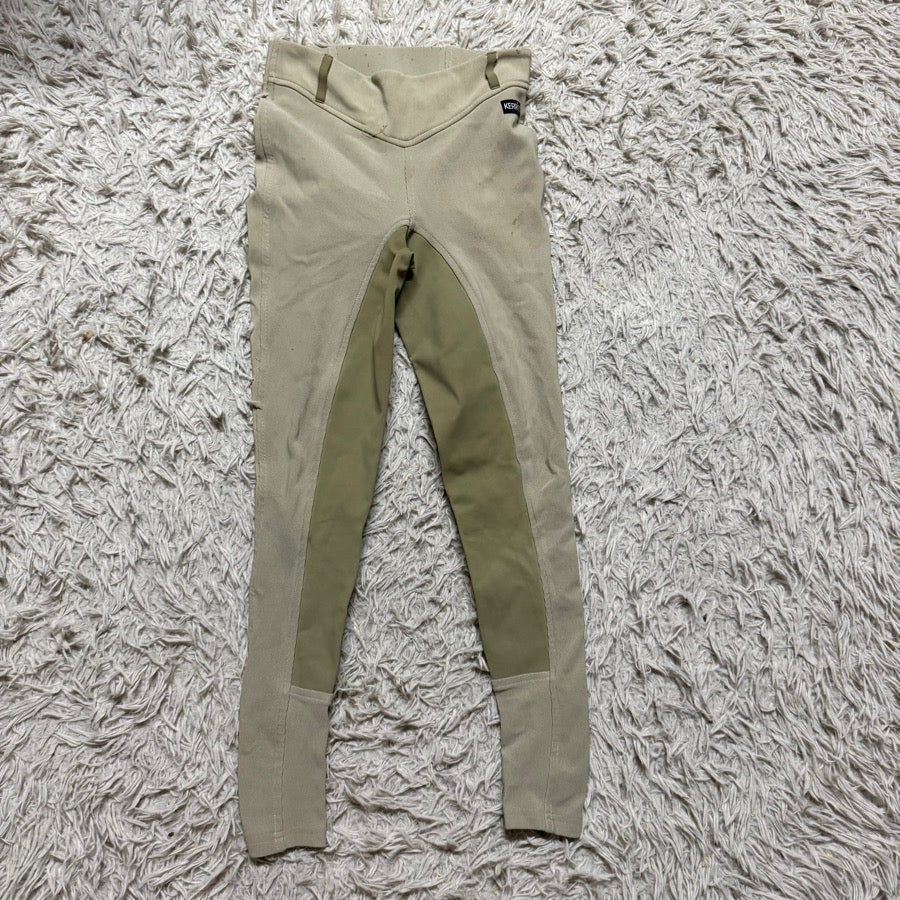 KERRITS Women’s Small Tan Kerrits Full Seat Horseback Riding Tights Breeches (2)