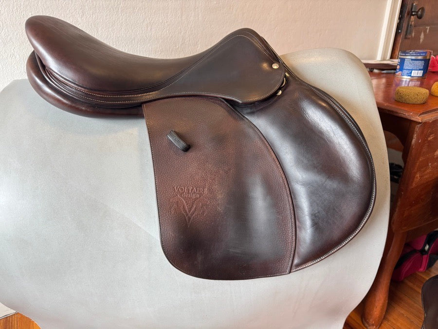 VOLTAIRE 19” Voltaire Palm Beach PRO Saddle - 3AAR - 2015 - Grained Buffalo (5)