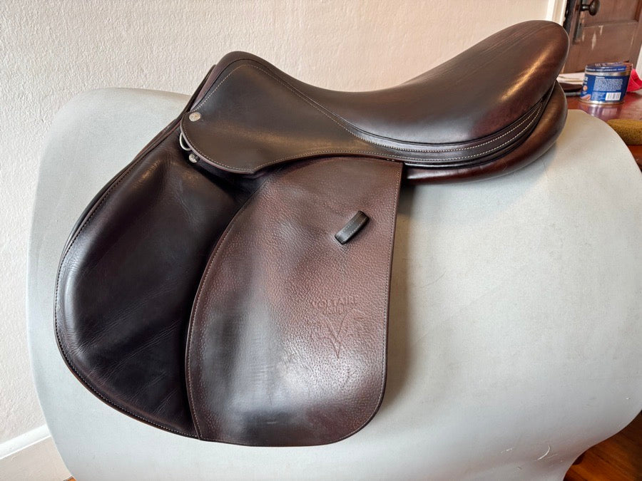 VOLTAIRE 19” Voltaire Palm Beach PRO Saddle - 3AAR - 2015 - Grained Buffalo (3)