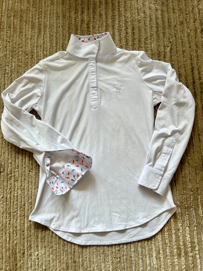 OVATION Girls Ovation long sleeved showshirt