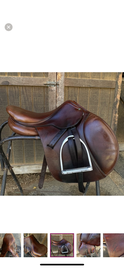 ANTARES 2009 16.5” Antares Jumping Saddle (7)