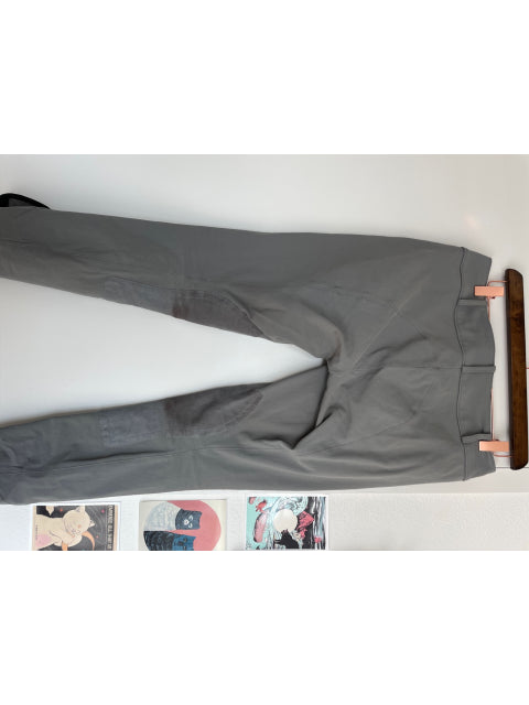 Low Rise Grey Tailored Sportsman Breeches
