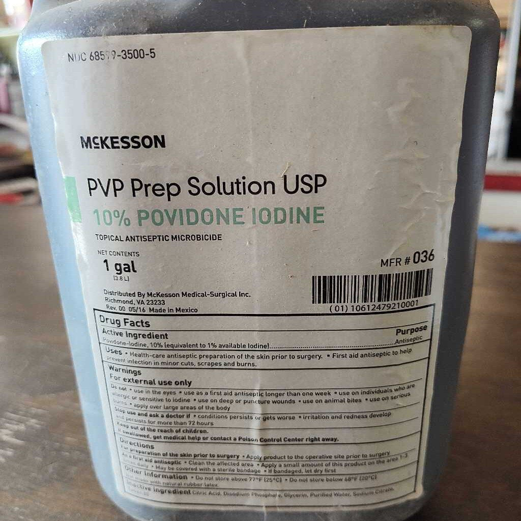 PVP Prep Solution 10% iodine