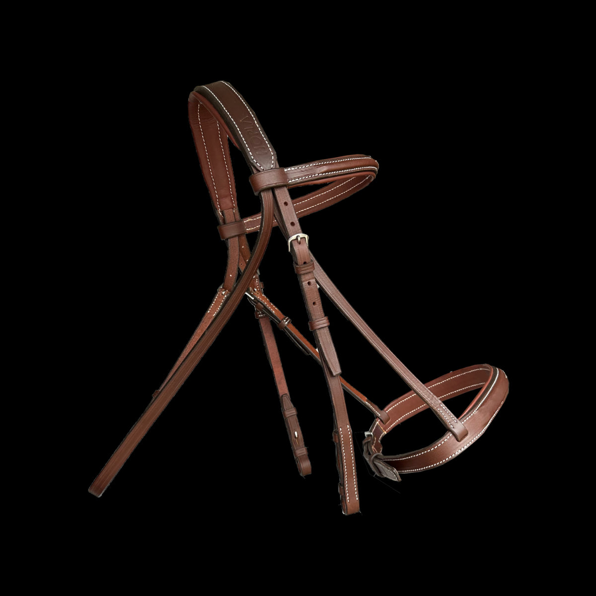 HOP LA Sellerie Hunter Bridle With Fancy Stitching