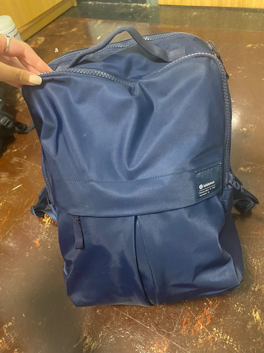 Lululemon Navy Blue Sports Backpack