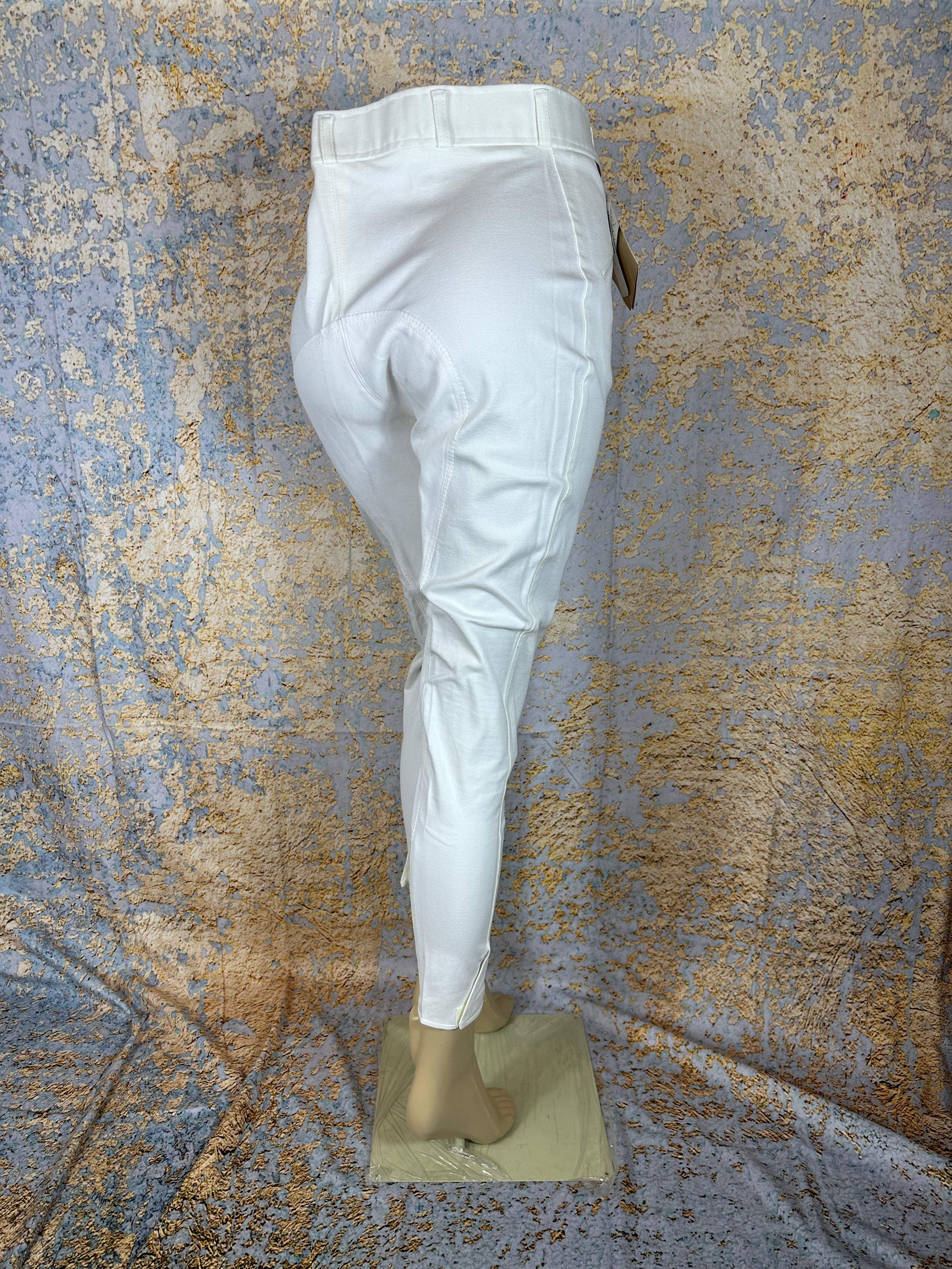 Equilance Ladies White Full Seat Breeches Size 44