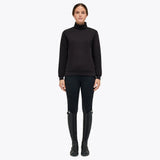 Cavalleria Toscana Embossed Turtleneck Pullover Sweatshirt - FED106