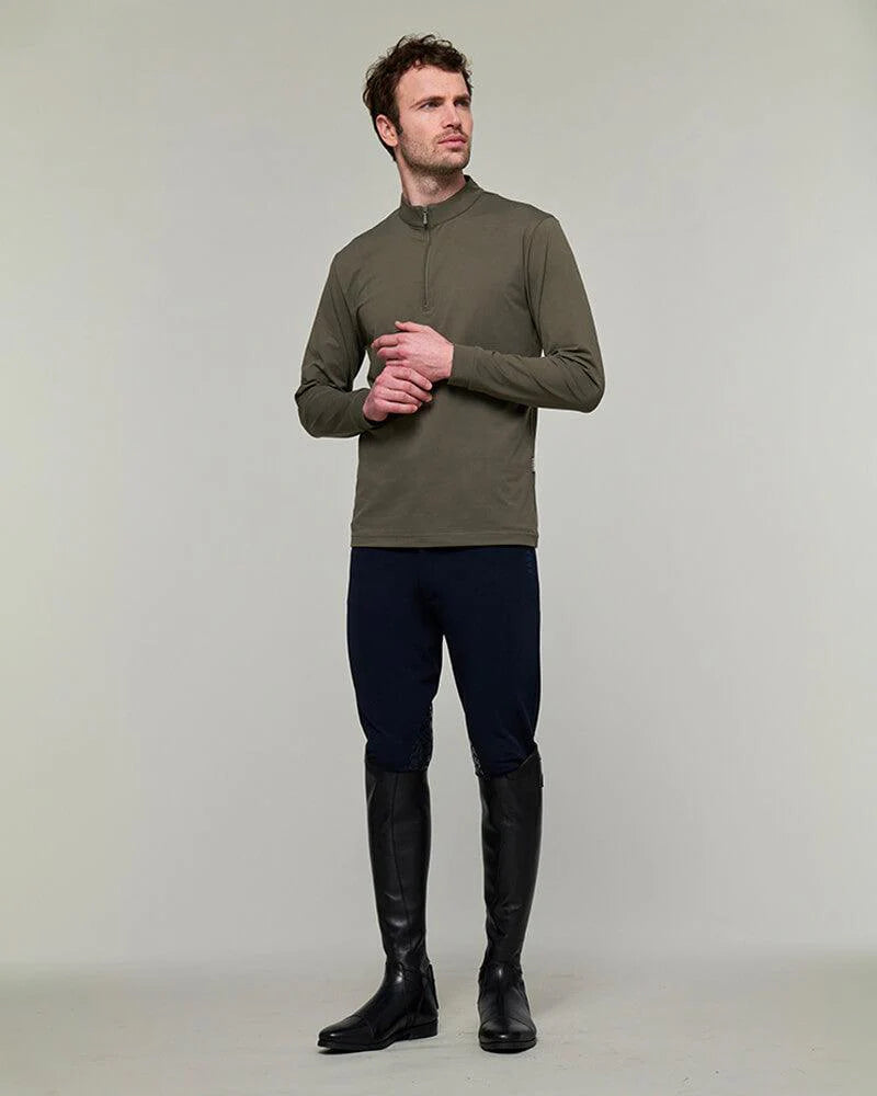 Dada Sport - Albe - Mens Long-sleeved technical polo shirt