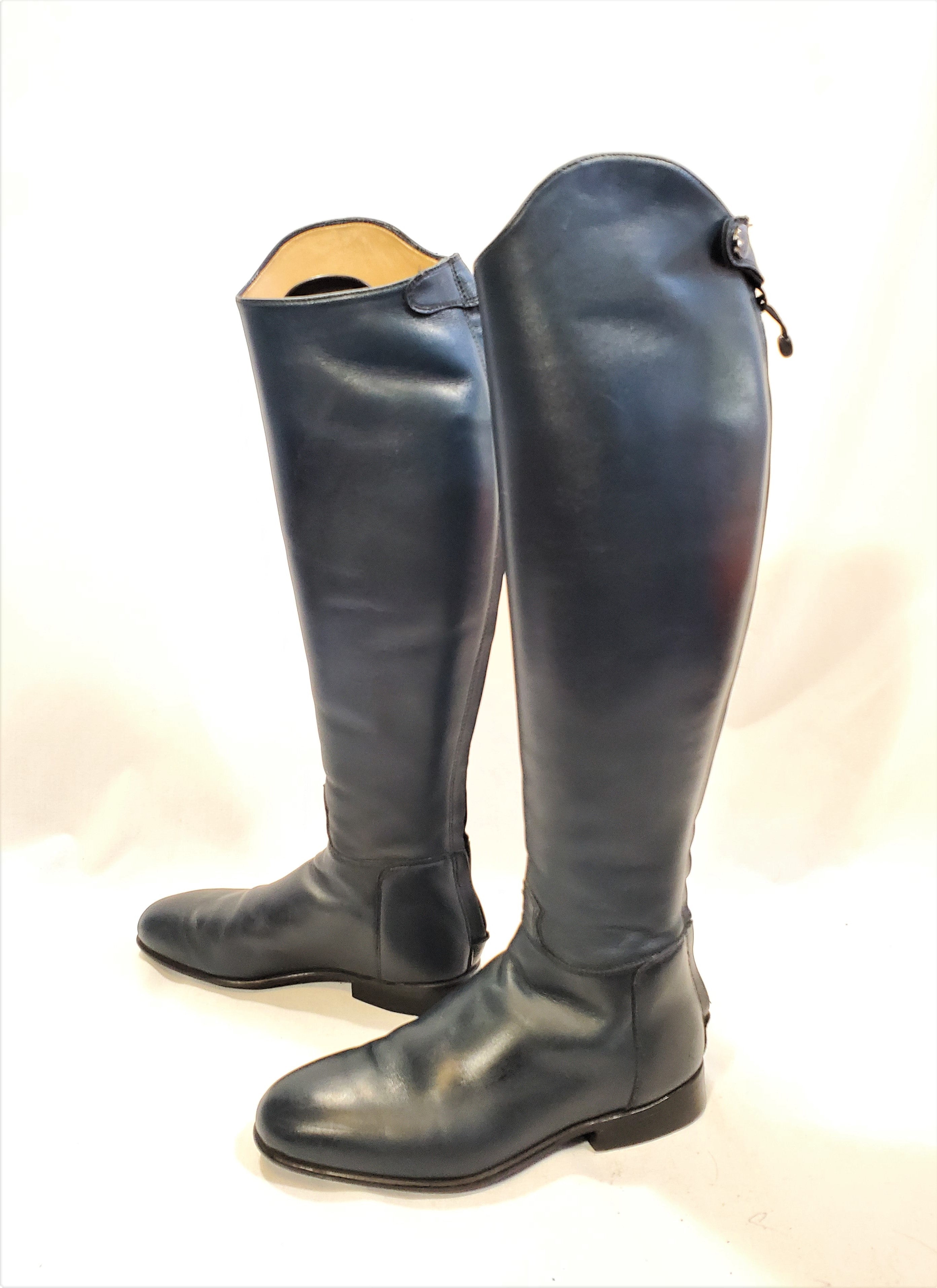 Konig Custom Dress Boots (Indigo Blue) - Women's 6.5/7 Tall
