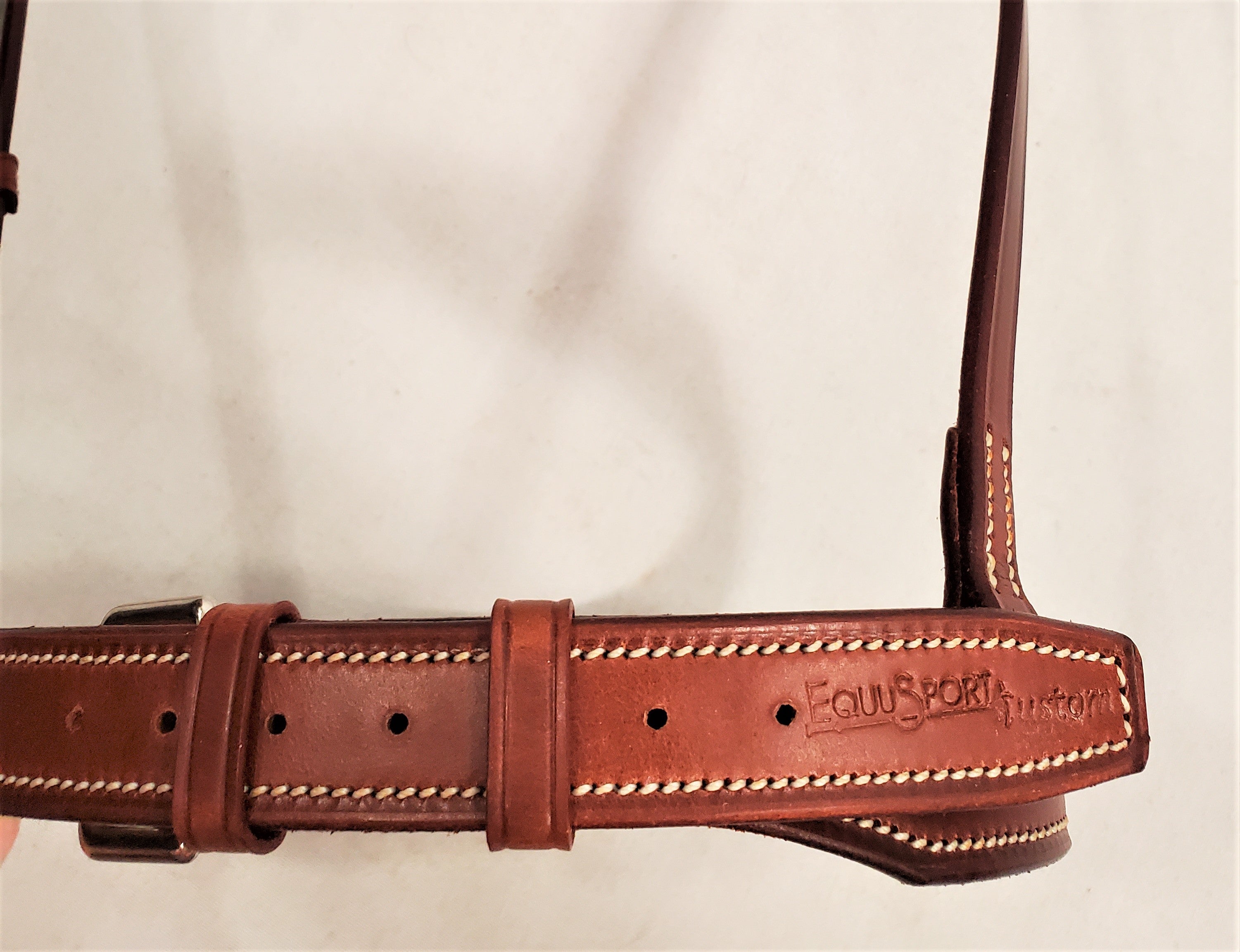 EquuSport Raised Fancy Stitched Wide Noseband - New!