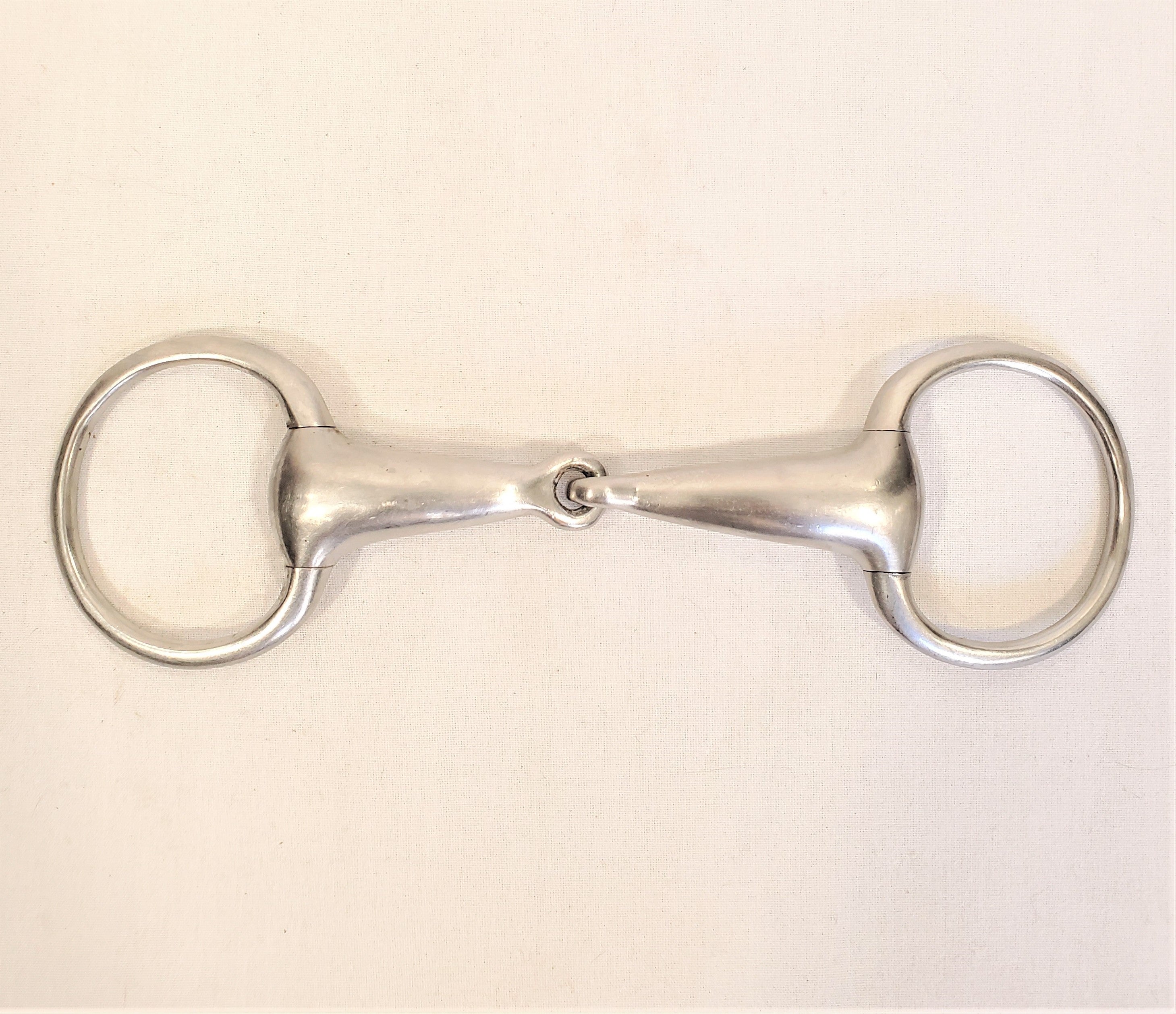 Lightweight Hollow Mouth Eggbutt Snaffle Bit - 5"