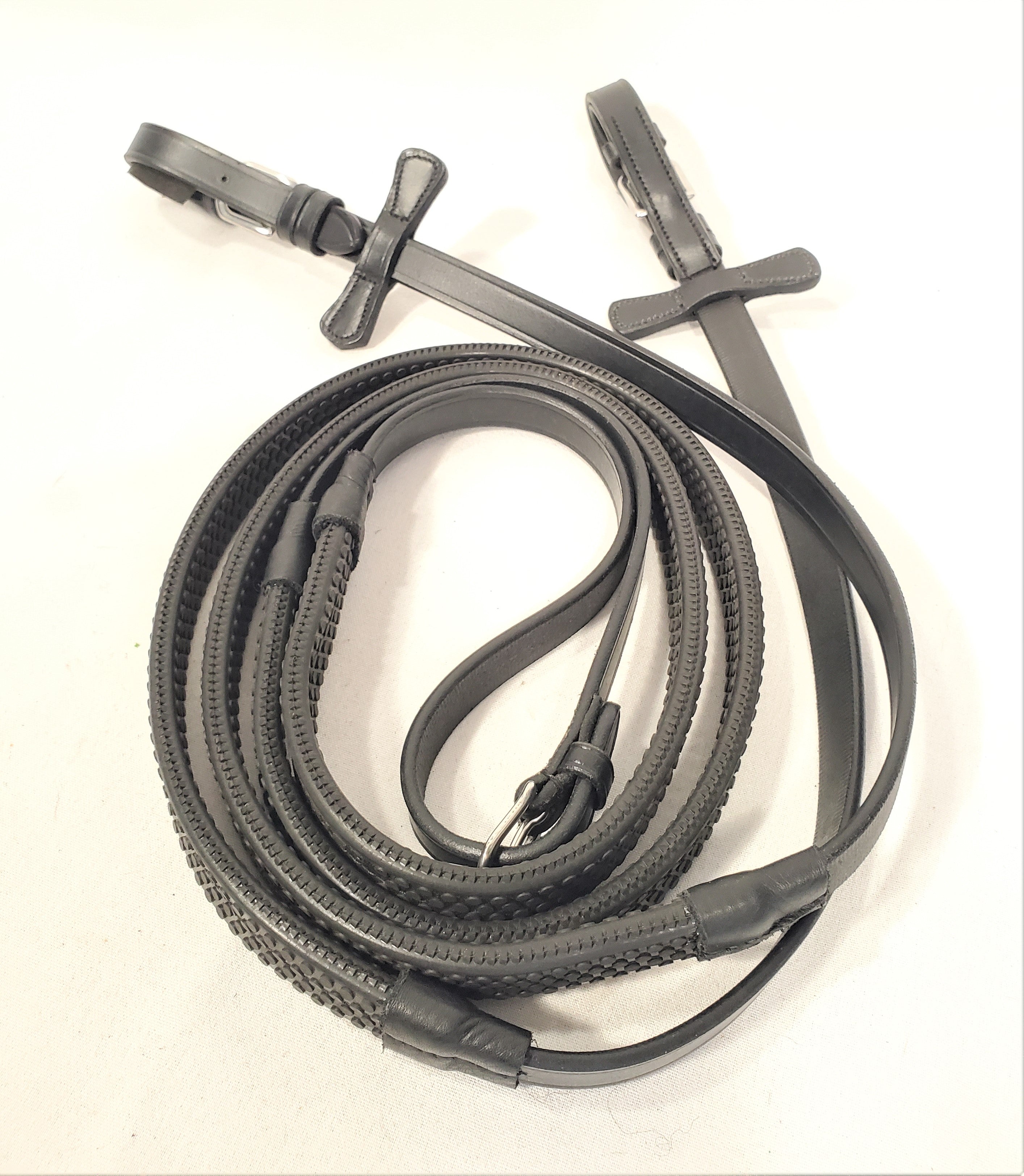 Riviera Equisports Flat Bio Grip Rubber Reins - New!