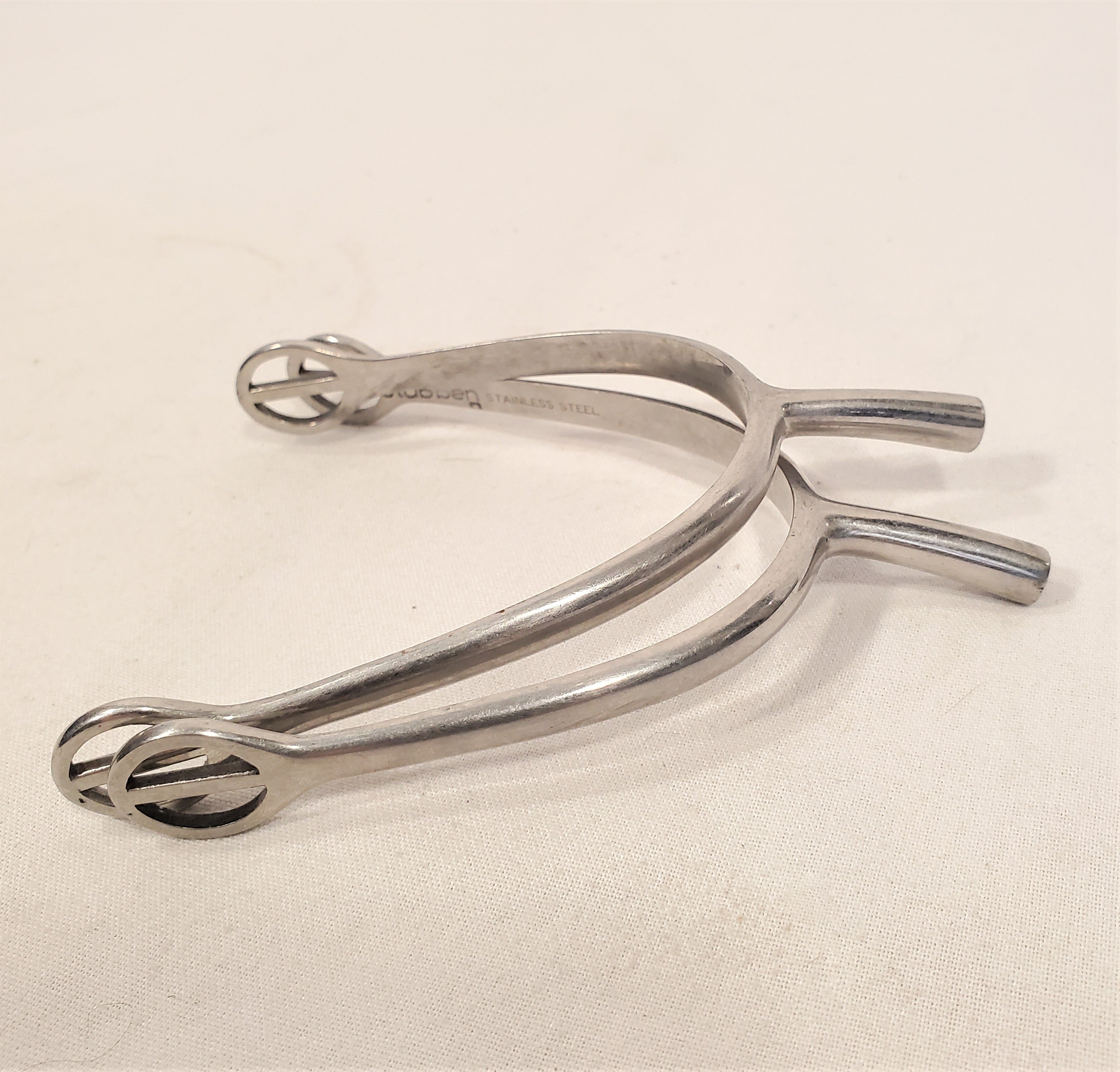 Stubben Offset Long Neck POW Spurs - 30mm