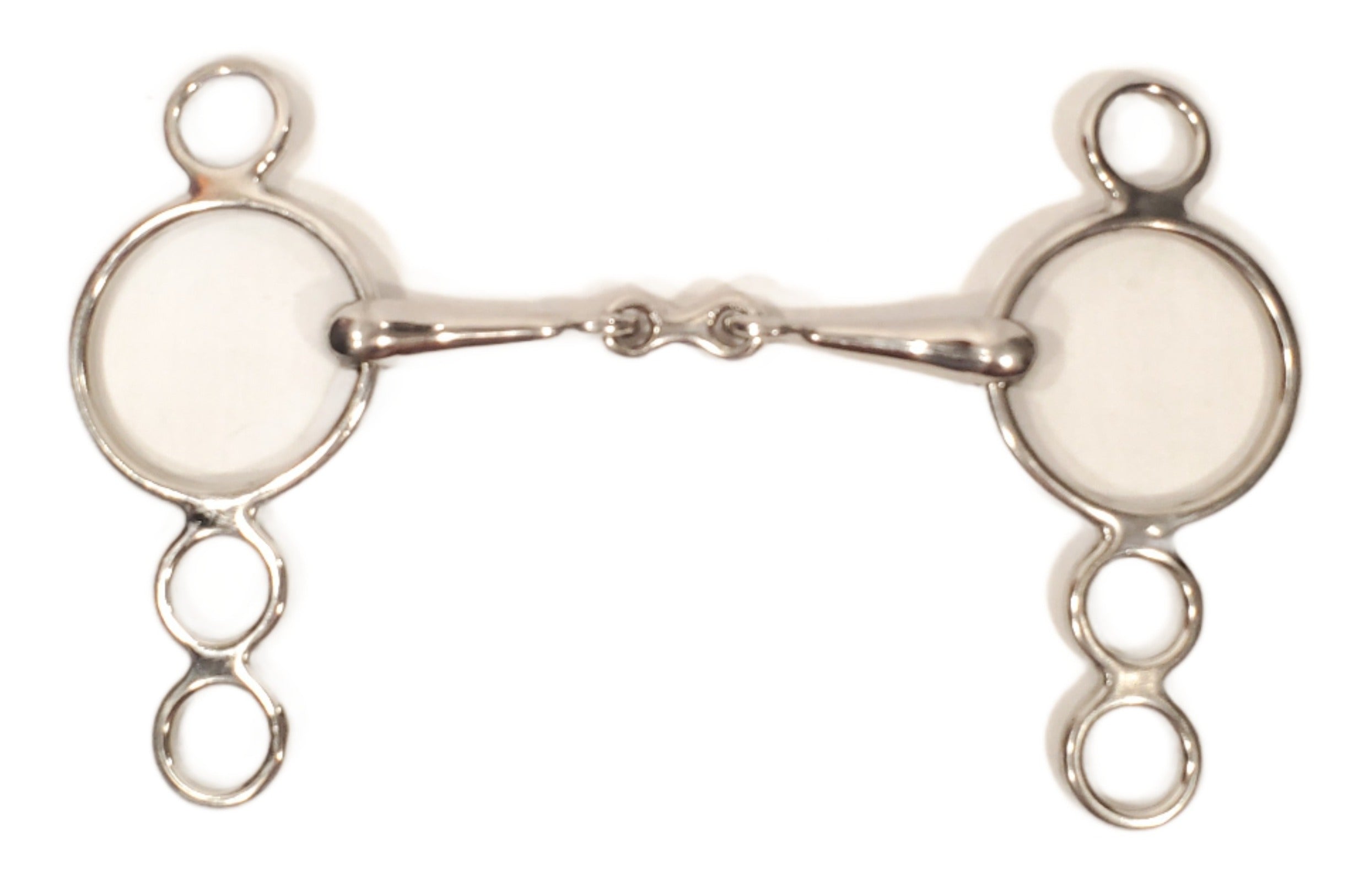 Abbey French Link 4-Ring Gag - 5.5"