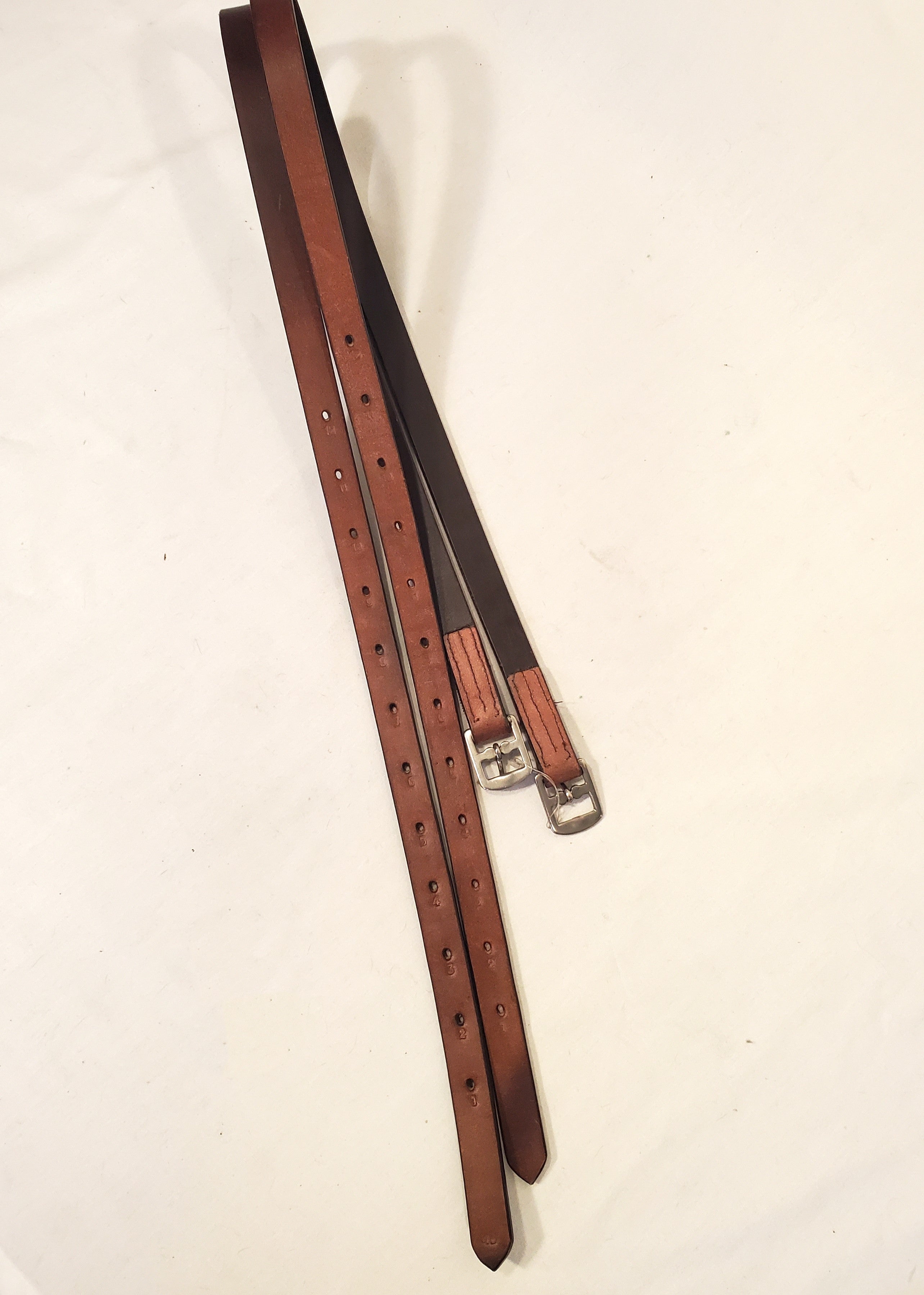 Unlined Stirrup Leathers - 48" - New!