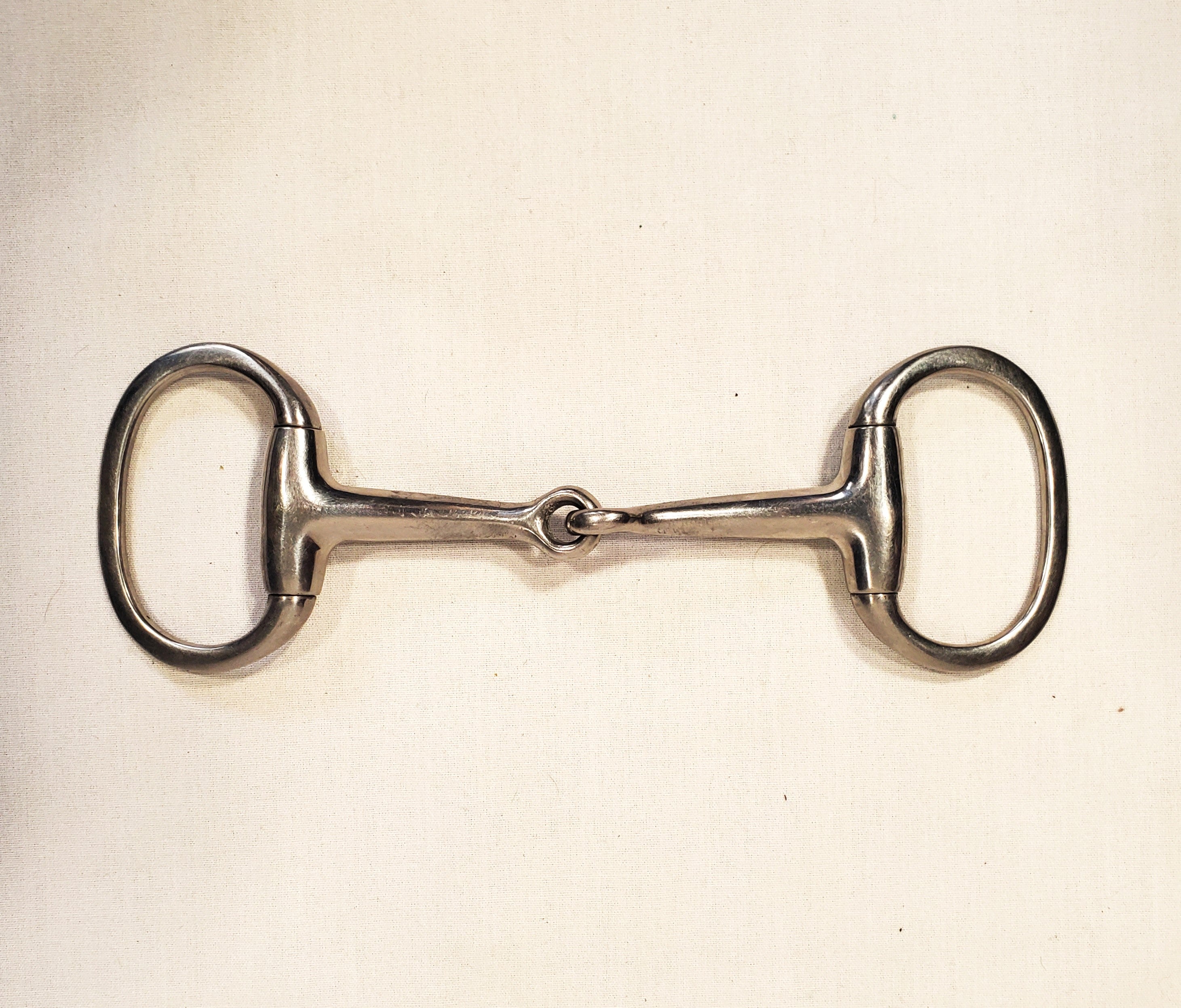 Medium Weight Solid Mouth Eggbutt Snaffle - 5"