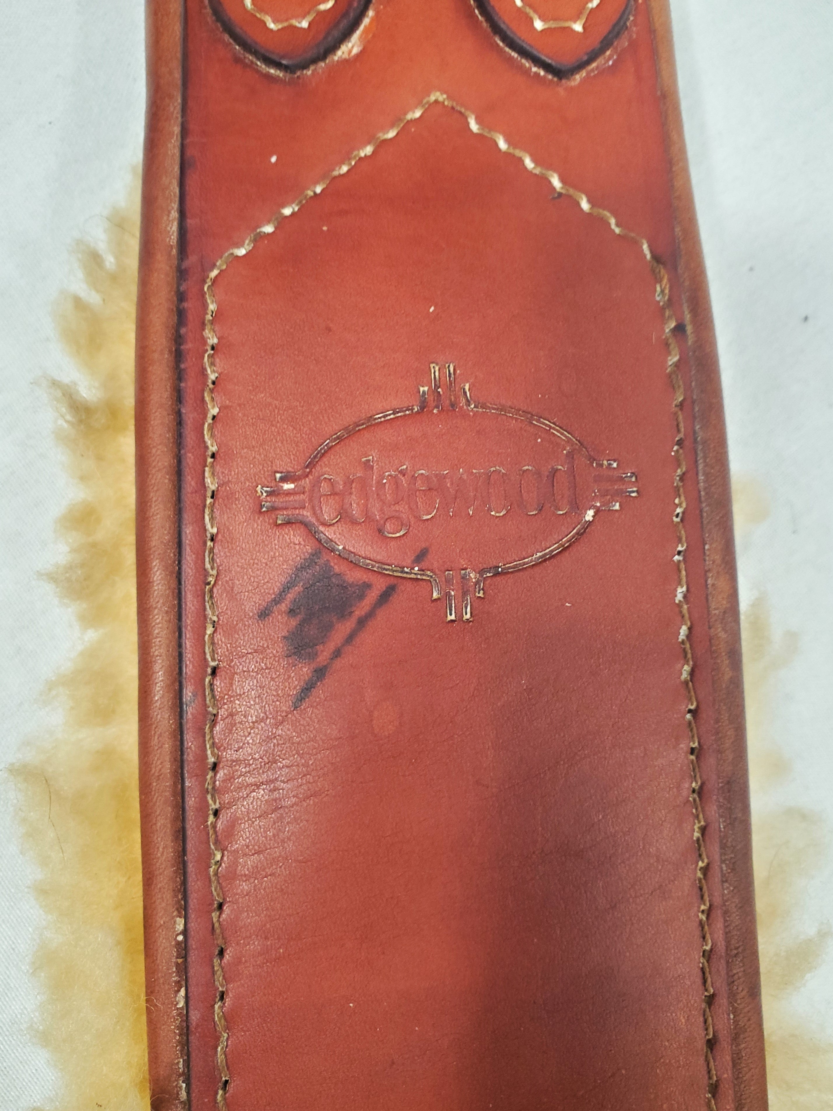 Edgewood Sheepskin Lined Single Elastic Girth - 50"