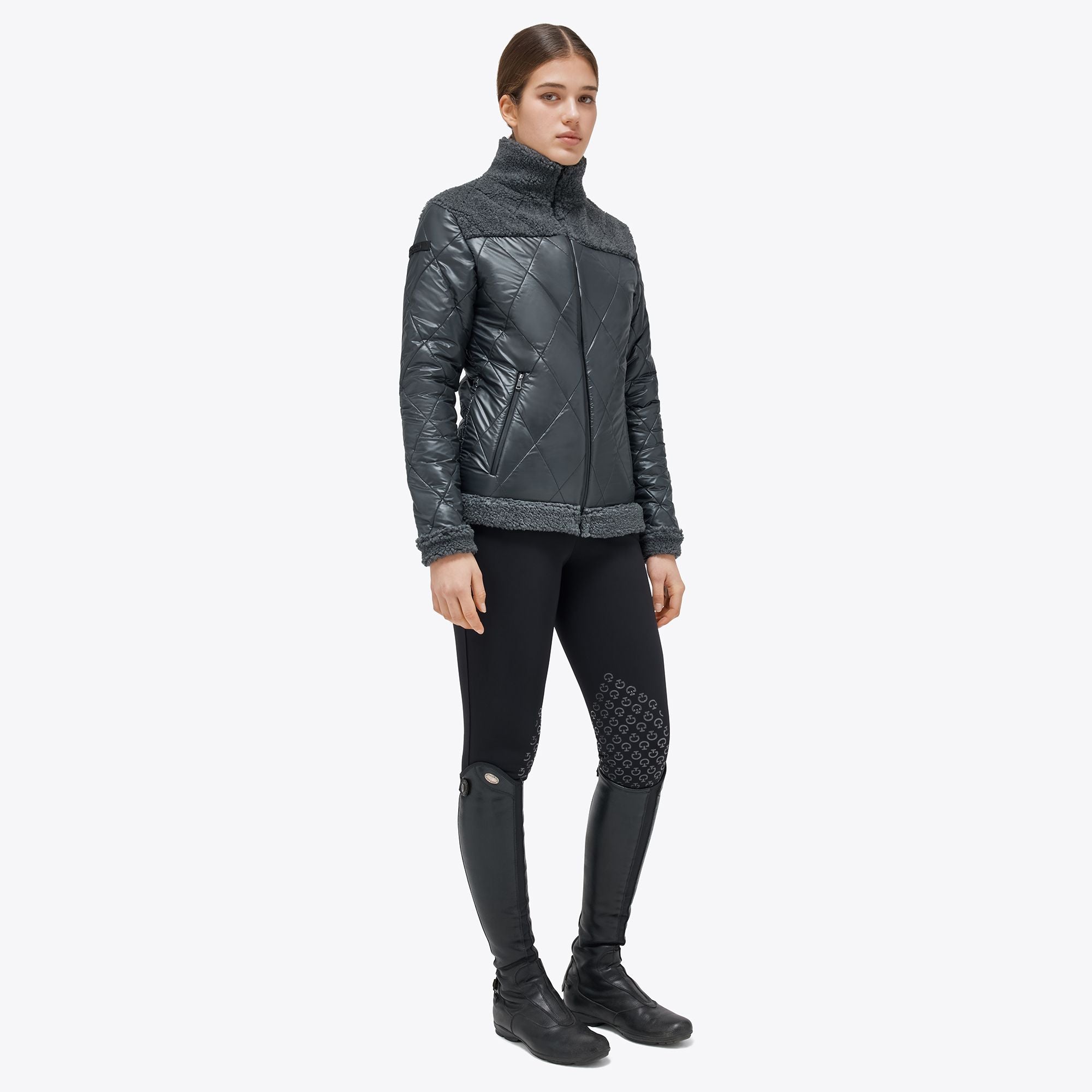 🌟 New - 50% OFF 🌟 Nylon/Fleece Quilted Full Zip Jacket